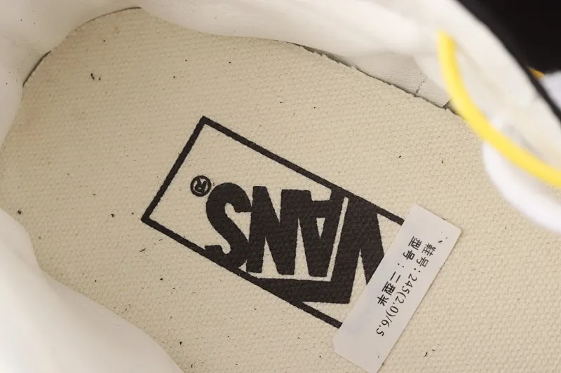 All categories Vans Vans series Vans Mid Vans China Special offer Vans Sk8-Mid Vans black blue orange plaid color mid-top casual sneakers VN0A3WM3SW1